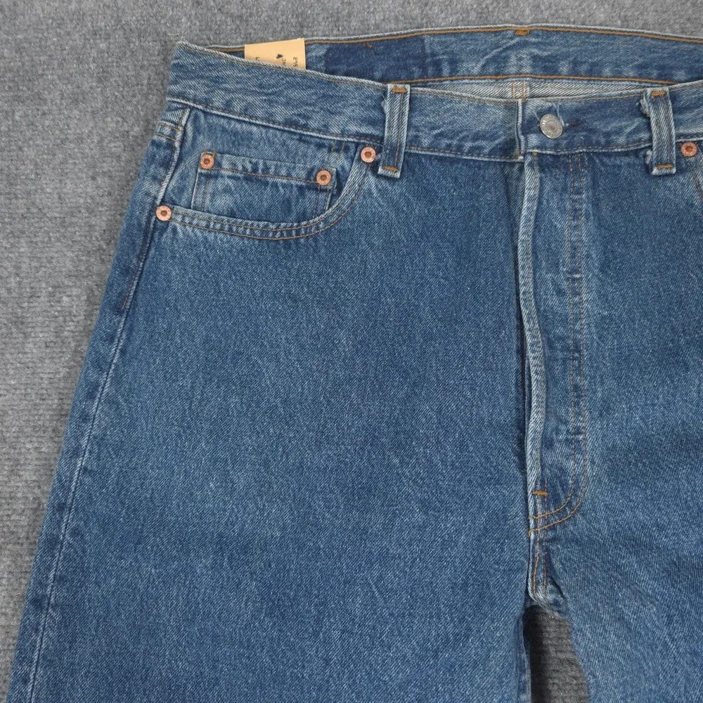 NWT VTG Levis 501 Jeans Mens 38x34 Straight Leg Button Fly USA Preshrunk 80s